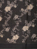 Classic Ivory Beige Floral Printed Design Semi Tussar Saree