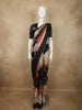 Classic Ivory Beige Floral Printed Design Semi Tussar Saree