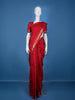 Classic Maroon Woven Gold Zari Border Silk Saree - Diadem