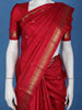 Classic Maroon Woven Gold Zari Border Silk Saree - Diadem