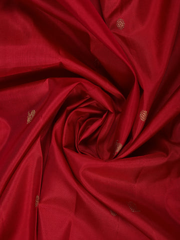 Classic Maroon Woven Gold Zari Border Silk Saree - Diadem