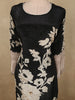 Classic Midnight Black Floral Beads Embroidered Designed Cotton Salwar Suit with Dupatta
