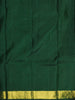 Classic Red Striped Woven Design Pure Kanchipuram Silk Saree with Self Border