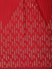 Classic Red Striped Woven Design Pure Kanchipuram Silk Saree with Self Border
