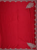 Classic Bridal Red Stone Embellishment Satin Saree - Diadem