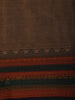 Coffee Brown Abstract Woven Design Pure Cotton Saree with Woven Border