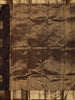 Coffee Brown Floral Butta Zari Woven Design Pure Kanchipuram Silk Saree with Matching Zari Border