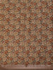 Coffee Brown Floral Design Tussar Silk Saree