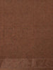 Coffee Brown Floral Printed Tissue Saree With Woven Buttas