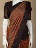 Coffee Brown Floral Zari Woven Design Pure Kanchipuram Silk Saree