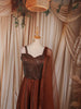 Coffee Brown Heavy Silver Beads Embellished Design Semi Silk Party Wear Lehenga With Matching Dupatta