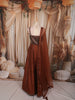 Coffee Brown Heavy Silver Beads Embellished Design Semi Silk Party Wear Lehenga With Matching Dupatta