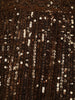 Coffee Brown Sequins And Beads Embellished Net Lehenga With Net Dupatta