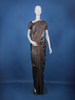 Coffee Brown floral Design Semi Tissue Saree - Diadem