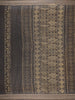 Coffee Brown Floral Design Antique gold zari border Chandheri Cotton Saree - Diadem