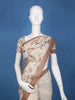 Coffee Brown Kalamkari Inspired Floral Printed Cotton Saree - Diadem