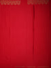 Rich Crimson Red Stone Embellished Design Satin Designer Saree with Designer Border