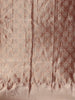 Copper Brown floral Design Tissue Saree - Diadem