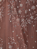 Copper Sequins and Beads Embroidered Design Net Gown