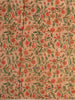 Coral Peach Butta Woven Design Soft Tissue Saree with Scalloped Border