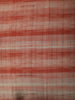 Coral Peach Floral Printed Design Pure Tussar Saree with Thread Embroidered Border