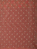 Coral Peach Floral Thread Embroidered Design Crushed Fancy Saree with Floral Border
