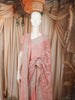 Coral Peach Floral Vine Zari Embroidered Design Georgette Saree with Matching Grand Dupatta
