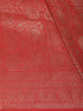 Coral Peach Floral Zari Embroidered Design Pure Banarasi Silk Festive Saree with Zari Border