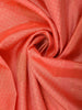 Coral Peach Geometric Zari Woven Design Pure Kanchipuram Silk Saree with Zari Border