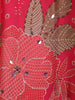 Coral Pink Floral Beads and Mirror Embroidered Design Georgette Lehenga with Dupatta