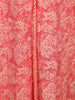 Coral Pink Floral Printed Cotton Salwar Suit with Dupatta