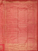 Coral Pink Floral Zari Woven Design Pure Kanchipuram Silk Saree with Butta Zari Border