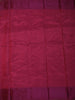 Coral Pink Striped Zari Woven Design Pure Kanchipuram Silk Saree with Contrast Peacock Butta Zari Border