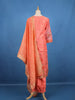 Coral Pink Zari Embroidered Banarasi Salwar Suit