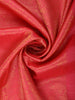 Coral Rose Pink Floral Zari Woven Design Pure Kanchipuram Silk Saree with Zari Border