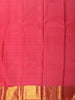 Coral Rose Pink Floral Zari Woven Design Pure Kanchipuram Silk Saree with Zari Border