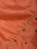 Coral Silk Readymade Blouse Adorned with Embroidery Design - Diadem