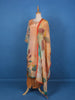 Coral Floral Designed Tissue Silk Salwar Suit - Diadem