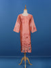 Coral Floral Printed Semi Silk Kurti - Diadem