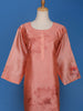 Coral Floral Printed Semi Silk Kurti - Diadem