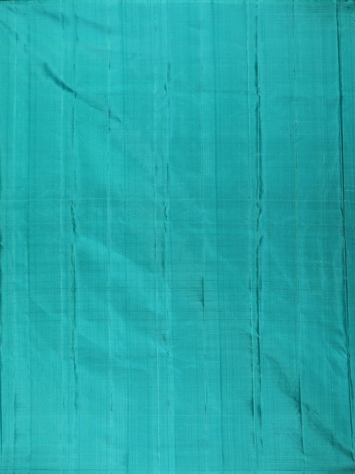 Coral Orange Woven Zari Border Silk Saree - Diadem