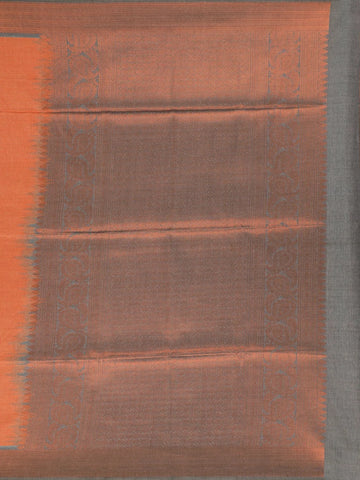 Coral Semi Tussar Silk Floral Designed Saree - Diadem