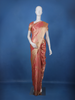 Coral floral Design Tissue Saree - Diadem