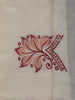 Cream Floral Butta Woven Art Silk Saree With Contrast Zari Border