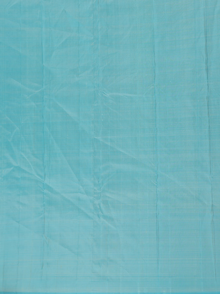 Cream Floral Butti Stripes Woven Pure Kanchipuram Silk Saree - Diadem