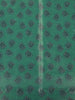 Cream Peacock Motif Printed Semi Tussar Silk Saree With Contrast Border