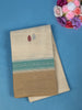 Cream Small Butta Motifs Designed Cotton Saree