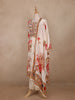 Cream White Floral Semi Tissue Salwar Suit – Elegant Ethnic Wear for Women