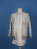 Cream Floral Designed Sherwani Suit - Diadem