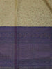 Cream Floral Woven Pure Kanchipuram Silk Saree - Diadem